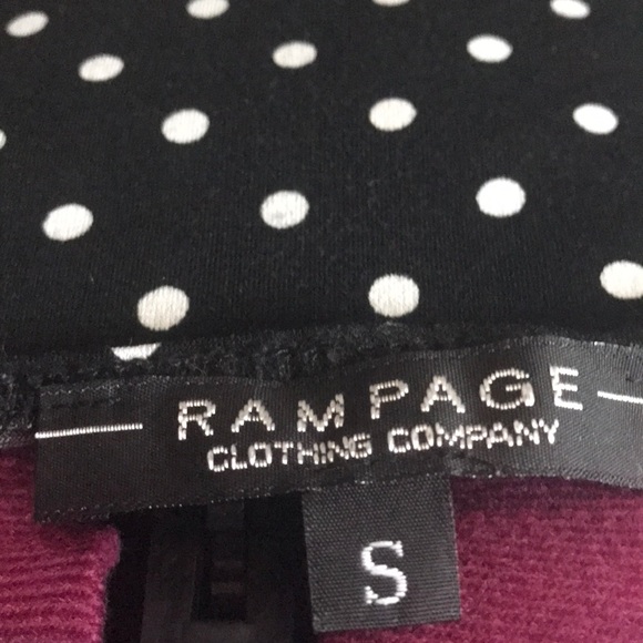 Black and white polka dot halter - Picture 4 of 4